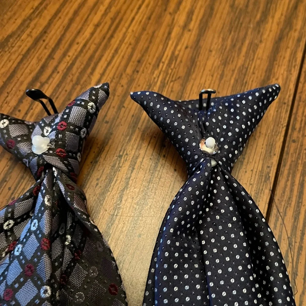 Lot of two children’s clip on ties. EUC